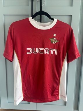 Abercrombie & Fitch Ducati Logo Performance Tee size XL NWT